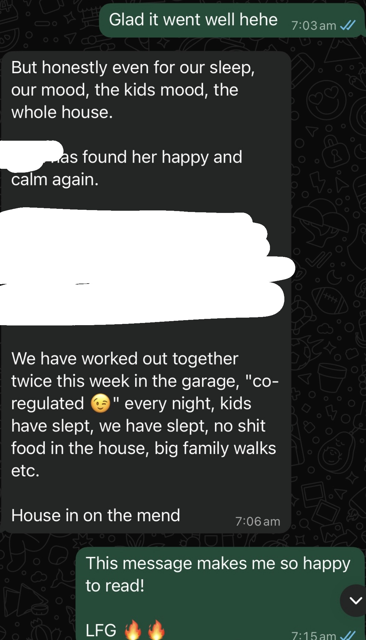 Client message