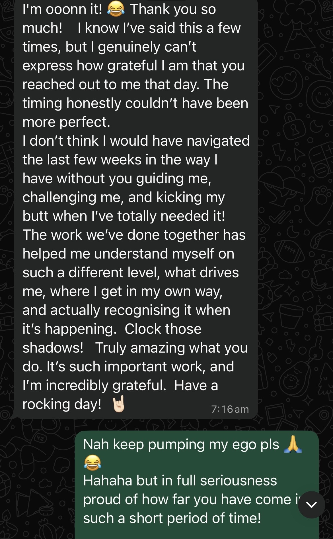 Client message